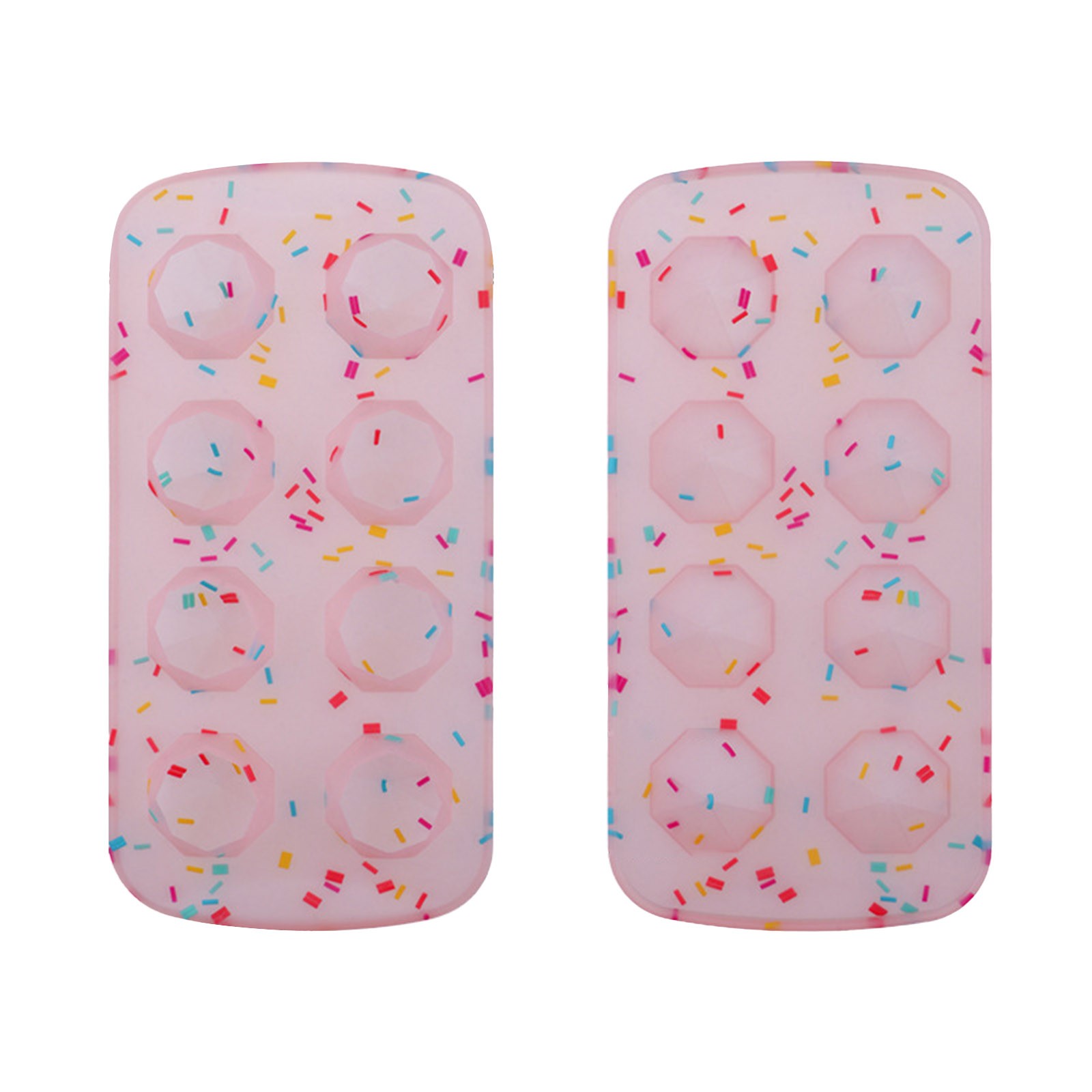 thumbnail image 2 of Bandejas Para Cubitos De Hielo De Silicona Y Flexibles, Fáciles De Desmoldar, Con Tapa, Apilables, Para Cócteles Y Congelador, 2 of 2